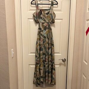 Floral Print Maxi Dress